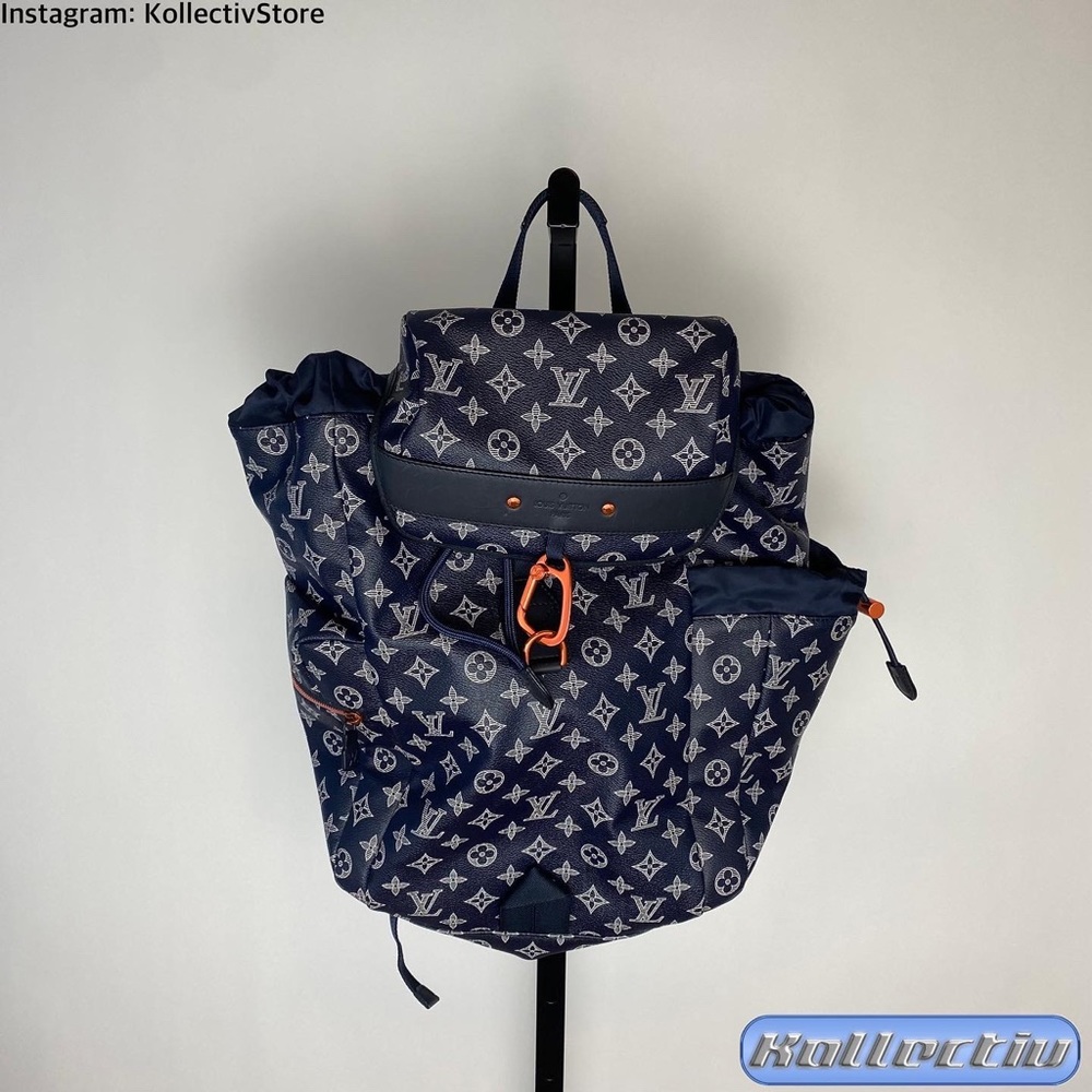 LOUIS VUITTON ‘Discovery’ Monogram Backpack Ink Upside Down